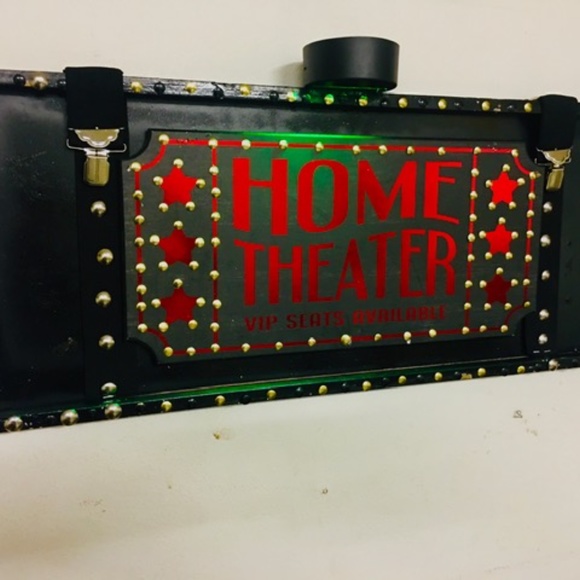 Home Theater Sign - Picture 3 of 3